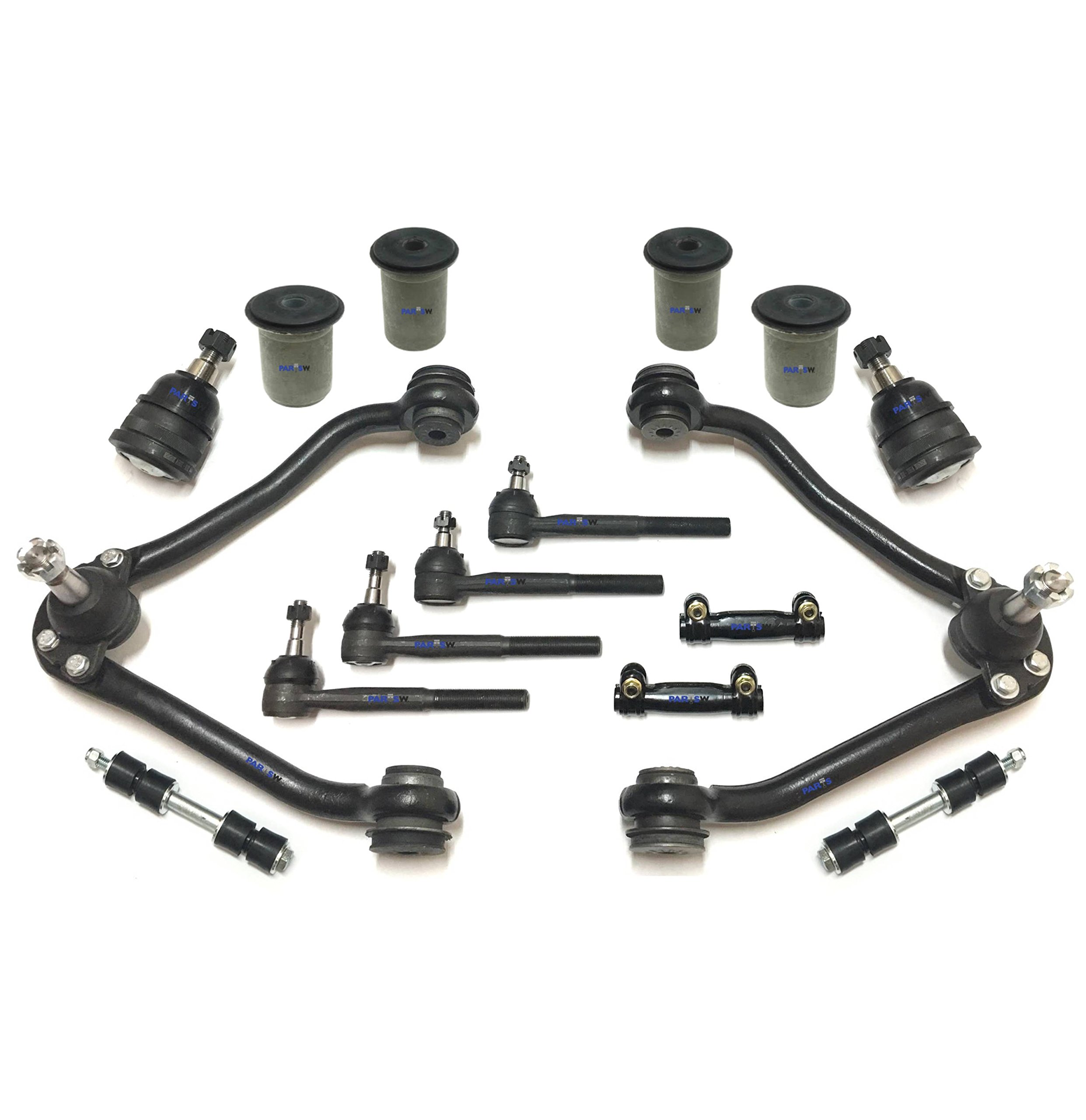 Amazon.com: PartsW - Upper & Lower Control Arms Drag Link Idler